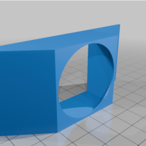 HP Procurve 1800 24G Switch 40mm Fan Kanalı 3D Baskı