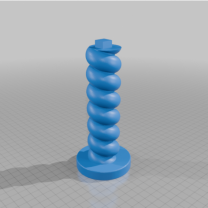 Ters Konnektörlü Dagger’dan Dark One Kabza ve Topuz 3D Baskı