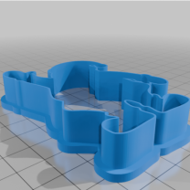 Noel Baba Kurabiye Kalıbı 3D Baskı