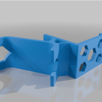 Kablolu Xbox One Kontrolcü Standı Dikey Snap-On Hexagon 3D Baskı