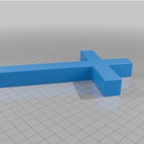 Çapraz Mezar İşareti 3D Baskı