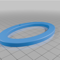 Genişleyebilir Yuvarlak Tabanlı Güneş Gözlüğü Tutucu Yenilenmiş 3D Baskı