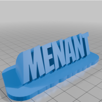 My Customized Sweeping 2 Line İsim Plakası Yazısı 3D Baskı