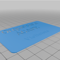 Agape Kart 3D Baskı