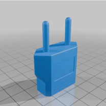 US to EU Adaptör Modeli 3D Baskı