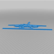 D Co Murale Mirage F1 3D Baskı