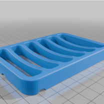 Drenaj Delikli Sabun Tepsisi 3D Baskı