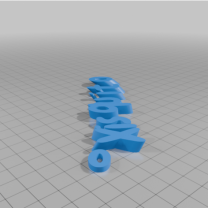 Xisquito Ayrı Anahtarlık 3D Baskı