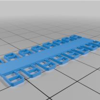 Walthers HO 1:87 B60b Grab Iron Yedek Parça 3D Baskı