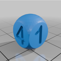 D 4 Faces 3D Baskı