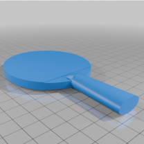 Tenis Raketi Çiçek Saksısı 3D Baskı