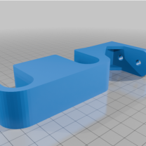 Perde Çubuğu Duvar Tutucu 3D Baskı