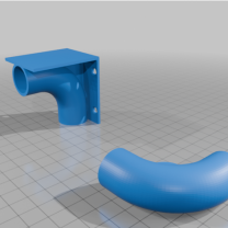 Sabitleme Plakalı Özel 20 mm Boru Bağlantı Elemanları 3D Baskı