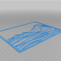 Çöl Gün Batımı 3D Baskı