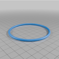 Özel Parametrik O Ring Torus 3D Baskı