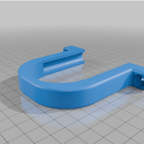 50mm Uzun Tabanlı Boru Kelepçesi 3D Baskı