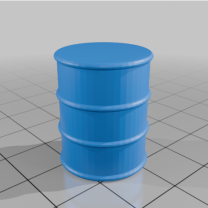 D D RPG 55 Galon Varil 3D Baskı