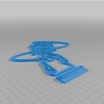 Geometrik Mew Pok Mon 3D Baskı