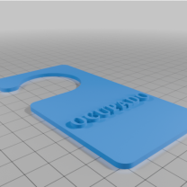 “DOLU” Kapı Kolu Tabelası