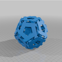 Ters Escher Yıldızı Dodekahedral Poliknot 1 3D Baskı