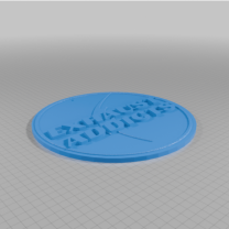 Egzoz Addicts Frizbi 3D Baskı