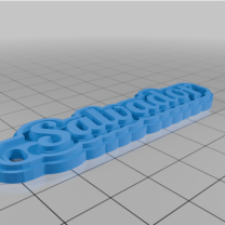 Salvador Kişiye Özel Anahtarlık 3D Baskı