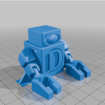 Darkmoon S Extractor Robot Oyuncak Print-in-Place 3D Baskı