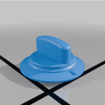 GE DVLR223GG8WW Kurutma Makinesi Düğmesi 3D Baskı