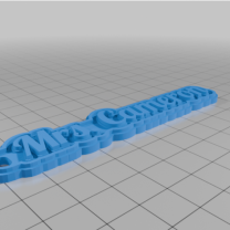 Mrs Cameron Anahtarlık 3D Baskı