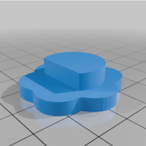 3D Baskı Kübik Nokta Taş Dekor Modeli