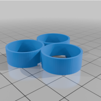 Üçlü 18650 Pil Tutucu 3D Baskı