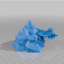 Dağa Çarpan Hasarlı Victory Star Destroyer