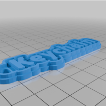 Anahtarlık 3D Baskı