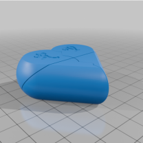 Kişiselleştirilmiş Özel Kalp Kutusu R V 3D Baskı