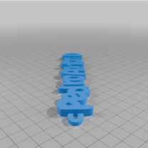 Kişiselleştirilmiş Amabz Fully Iamburny S Anahtarlık Oluşturucu 3D Baskı