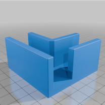 3D Baskı Kontrplak Köşe Sabitleme Kelepçesi