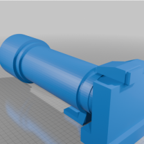 Canon EOS 70D (Grip ve Sigma 150–600 mm ile) Düşük Poligon 3D Model