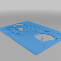 3D Baskı Punk Prenses Şablon Kalıbı