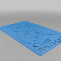 Star Butterfly Şablon 2 3D Baskı