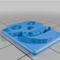 3D Baskı Crimson Ghost Dekoratif Maske