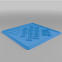 Eğlence Amaçlı Plütonyumu Yasallaştırın Tabelası 3D Baskı