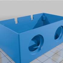 Çift Basmalı Buton Kutusu 3D Baskı