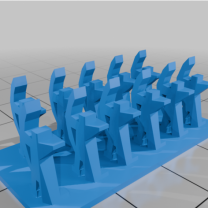 DBA DBM DBMM Bowmen 40mm x 20mm Taban 11 Figür 10mm Ölçek 3D Baskı