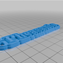 Sülün Anahtarlık 3D Baskı