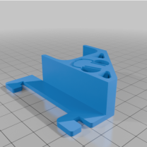 Ters Çevrilmiş Bölme Kulaklık Askısı 3D Baskı