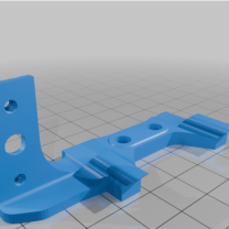 Minimus Z Snap Backplate Ender 3 Direct Drive Kit ve BLTouch için 3D Baskı