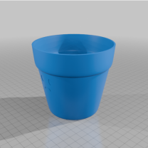 3D Baskı Gülümseyen Yüz Tasarımlı Saksı Seti