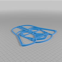 Darth Vader Duvar Sanatı 3D Baskı