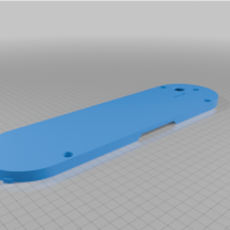 Dewalt DW745 Tezgah Testere Sıfır Boşluklu Tabla Eki 3D Baskı