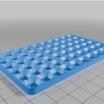 DecFinity 10×6 100mm x 60mm Taban Plakası 3D Baskı